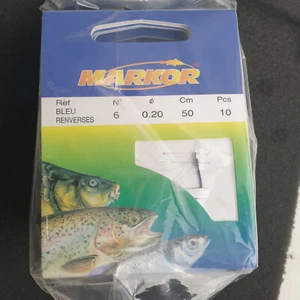 Hameçons montés markor pochette de 10. différentes taille en description - Photo 1/1