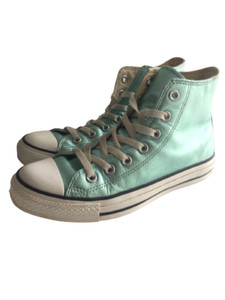 converse metallic trainers