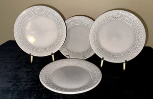 Kate Spade Lenox Willow Drive grau - 4er Set Akzentplatten - 8 Zoll - Brandneu - Bild 1 von 2