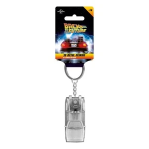 Portachiavi Ufficiale Ritorno Al Futuro Delorean Metallo Bttf - Foto 1 di 3