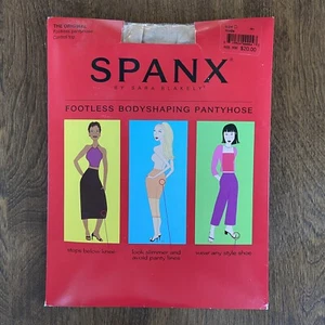 Spanx The Original Footless Control Top Pantyhose Sz D 165-220 lbs Nude 001 NIP - Picture 1 of 3