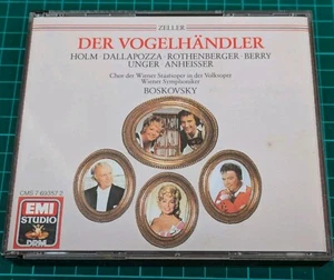 ZELLER - Der Vogelhandler BOSKOVSY / HOLM / DALLAPOZZA / BERRY - Ex 2 CD Set EMI - Bild 1 von 9