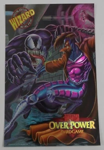 Marvel OverPower Card Game Special Edition Metal Print Venom vs. Gambit - Wizard - Picture 1 of 2