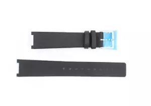 cinturino calvin klein nero fibbia acciaio ansa 17 mm taglio centrale da 10 mm - Foto 1 di 2