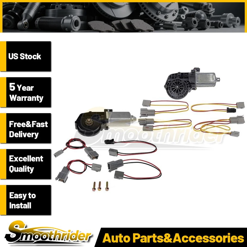 Dorman 2 peças dianteiro esquerdo dianteiro direito motor de janela de energia para Ford F-250 1981-1995 - Imagem 1 de 4