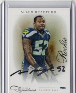 ALLEN BRADFORD NFL 2013 Panini Prime Signature Auto Autographed Signed #180 Card - Picture 1 of 2