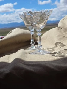 Wine Glasses Set Of 2 Cambridge EUC - Picture 1 of 10