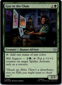 Guy in the Chair Foil C Marvel's Spider-Man - 102 NM - Picture 1 of 1