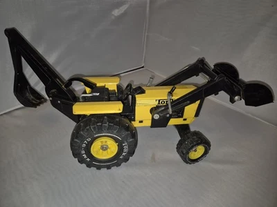 VINTAGE TONKA MIGHTY BACKHOE TRACTOR DIGGER XMB-975 STEEL 1970s 1980s TOY - image 1 of 4