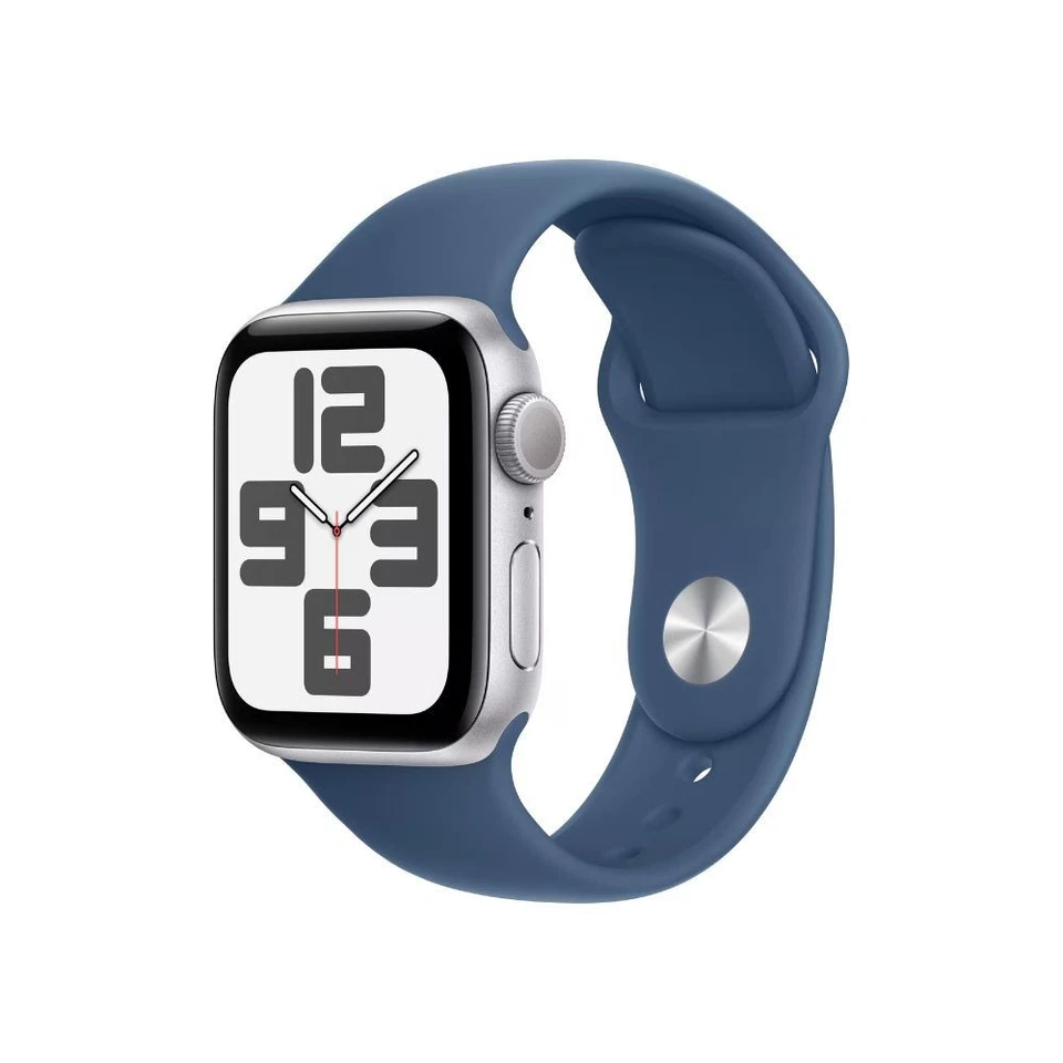Apple Watch SE 2.ª Generación 4 mm GPS Astilla M/L Denim Banda Deportiva MXED3LL/A Foto 1 de 1