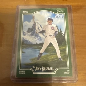 2025 Topps x Bob Ross Kyle Tucker Sap Green /75 Chicago Cubs 🔥 - Bild 1 von 2