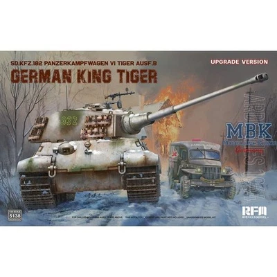 RYE FIELD MODEL RFM5138 King Tiger Ardennes 1944 (Upgrade Version)