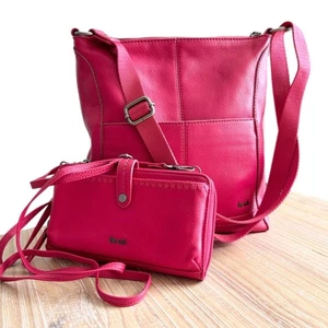 NUEVO Bolso Bandolera de Cuero The Sak Lucia e Iris Convertible Smartphone Cartera Bolso - Imagen 1 de 11