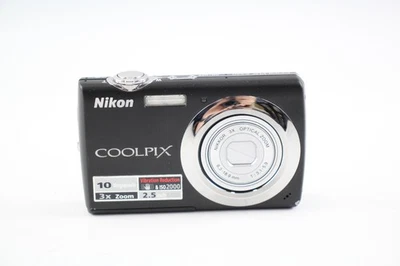 Nikon Coolpix S220 Digital Compact Camera Working w/ Nikkor 3x Wide Zoom Lens - Image 1 of 4