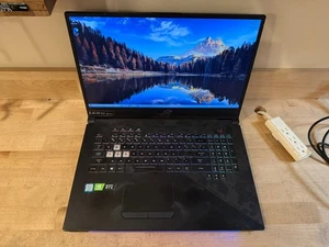 ASUS ROG Strix GL704G i7-8750H 16GB RAM 512GB RTX 2070 144Hz Win10 Reset - Imagen 1 de 14