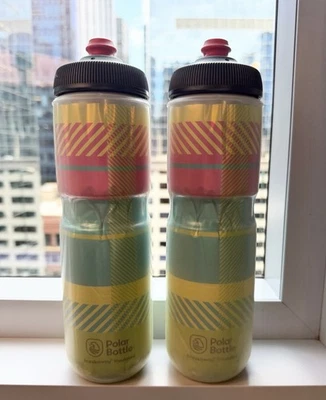 2 Pack Polar Bottle - Polar Sport Insulated Water Squeeze Bottle 24oz/700ml - Image 1 of 4