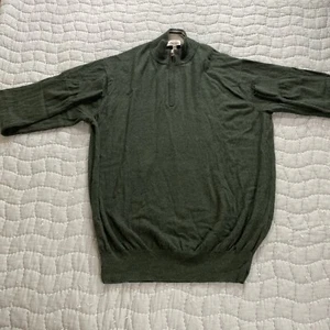Peter Millar Pullover Herren XL Grün Quarter Zip Golf Performance Freizeit - Bild 1 von 8
