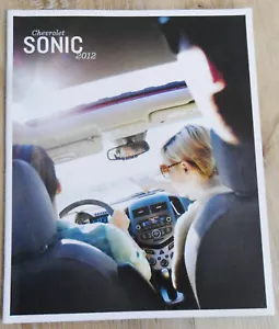 2012 Chevrolet Chevy Sonic 28-page Original Car Sales Brochure Catalog - Picture 1 of 9