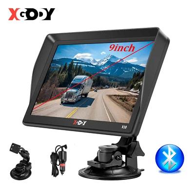 XGODY Bluetooth Navi Navigation für Auto KFZ LKW PKW GPS Navigationsgerät 9 Zoll - Bild 1 von 4