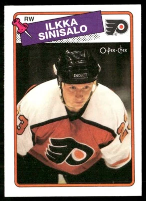 1988-89 O-Pee-Chee - #111 Ilkka Sinisalo - Image 1 of 2