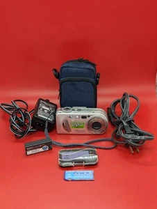 Sony Cyber-Shot DSC-P93 5.1 MP HD Digital Camera 3x Optical Zoom Lens - Silver - Picture 1 of 11