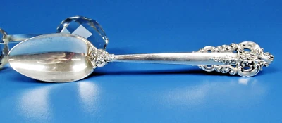 Grande Baroque By Wallace Sterling Silver Serving Spoon 8 3/4" - 108  Grams - Image 1 of 4