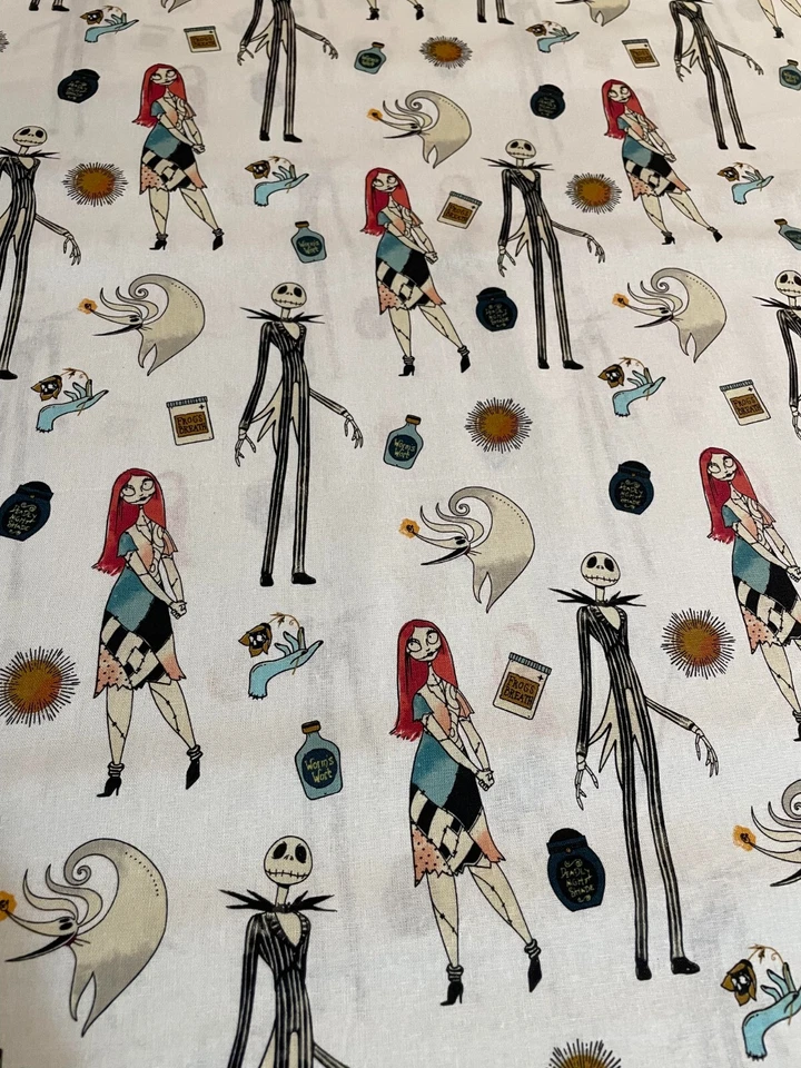 Pesadilla antes de Navidad Jack Sally Zero - White Springs Creativo ~ Por yarda Foto 1 de 1