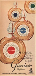 1956 Guerlain: Delightful to Use Flattering to Give Vintage Print Ad - Picture 1 of 1