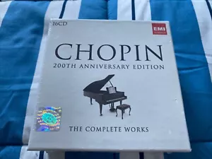 Chopin The Complete Works 200 Anniversary Edition CD Set Box 16 CD SEALED, EMI - Picture 1 of 7