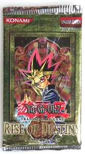 YU-GI-OH! ~ Rise of Destiny 1a Edizione Booster Pack 9 carte sigillato in fabbrica - Foto 1 di 1