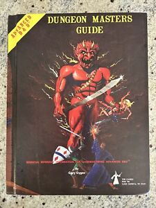 Dungeon Masters Guide Gary Gygax Advanced D&D 1979 Hardcover Vintage TSR RARE