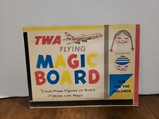 Vintage 1950-60s TWA Flying Magic Board Children’s Game Toy Set Used