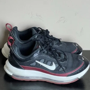 Nike Air Max AP Men Athletic Shoes Sneakers Black/Red/White DQ3959-001 Size 8 - Picture 1 of 10