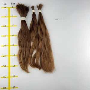 Europäisches Echthaar Rohhaare mittelblond mind.100 Gr 30-35cm - 3002257 - Picture 1 of 1