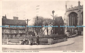 R479420 Coventry Ecke Trinity Street und alte Gebäude besondere Fotokunst Se - Bild 1 von 4
