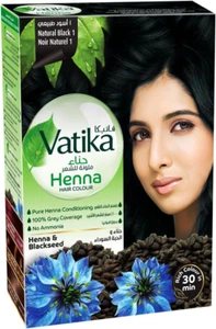 Henna Hair Colour, Natural Black, 60 G - Picture 1 of 9
