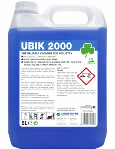 Clover UBIK 2000 Heavy Duty Industry Degreaser, 5lt 10ltr - Picture 1 of 5