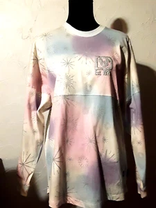 NEW 100th Anniversary Disney oversized Shirt in Pastels and Metallic: Size Small - Picture 1 of 7