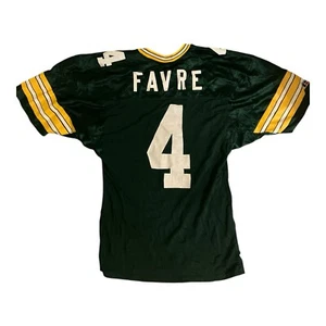 Vintage Green Bay Packers 44 Favre 4 Russell Athletic NFL Trikot Herren - Picture 1 of 15