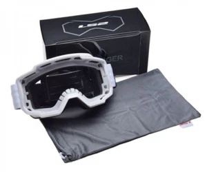 Mascherina Occhiali LS2 Charger BIANCO X Cross Quad Pit Bike - Imagen 1 de 1