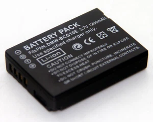 3.7V 1200mAh Battery For Panasonic Lumix DMC-3D1 DMC-3D1E DMC-3D1K DMC-3D1P new - Picture 1 of 4