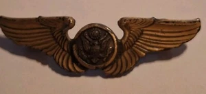 WWII United States Army Air Force Sterling Wings Pin Badge 3" - Picture 1 of 3