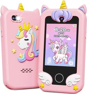 KOKODI Kids Smart Phone Toys, Birthday Gifts Unicorn Toddler Play Phone For HD - Picture 1 of 6