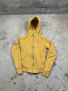 Lululemon Hooded Sweatshirt Women’s Size 4 Pocket Yellow - Picture 1 of 7