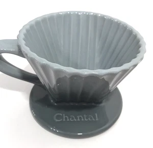Filtro de café de cerámica Chantal Pour Over taza única gris desvanecido - Imagen 1 de 6