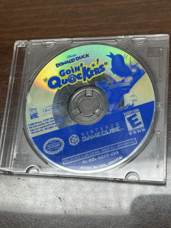 Donald Duck Goin Quackers GameCube Juego Nintendo SOLO DISCO Probado Funcionando Foto 1 de 4