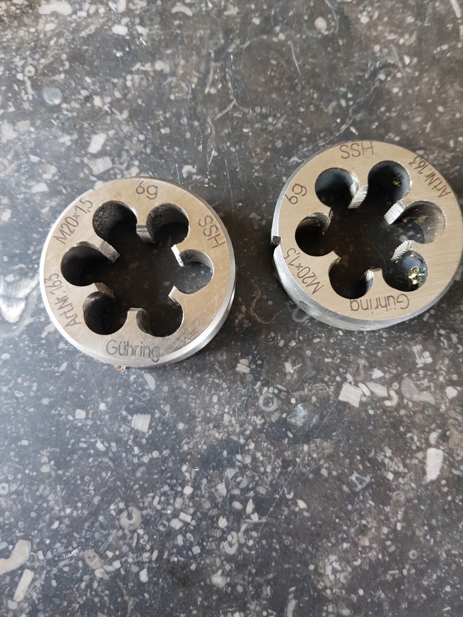 Schneideisen M20x1,5 MF Metrisch Fein - HSS Gewindeschneider Für Präzise Gewinde