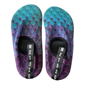 Met 520 Wasserschuhe Aqua Socken lila und türkis schnelltrocknend Größe 36/37US 6/6,5 - Bild 1 von 2