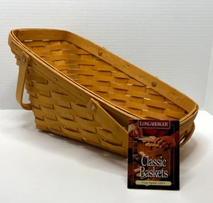 LONGABERGER 1998 Large Vegetable Basket w/Paperwork - Picture 1 of 7