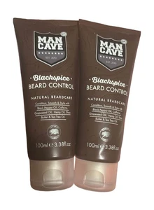 ManCave Blackspice Bartkontrolle Natürliche Bartpflege 3,38oz (2er Pack) - Bild 1 von 3